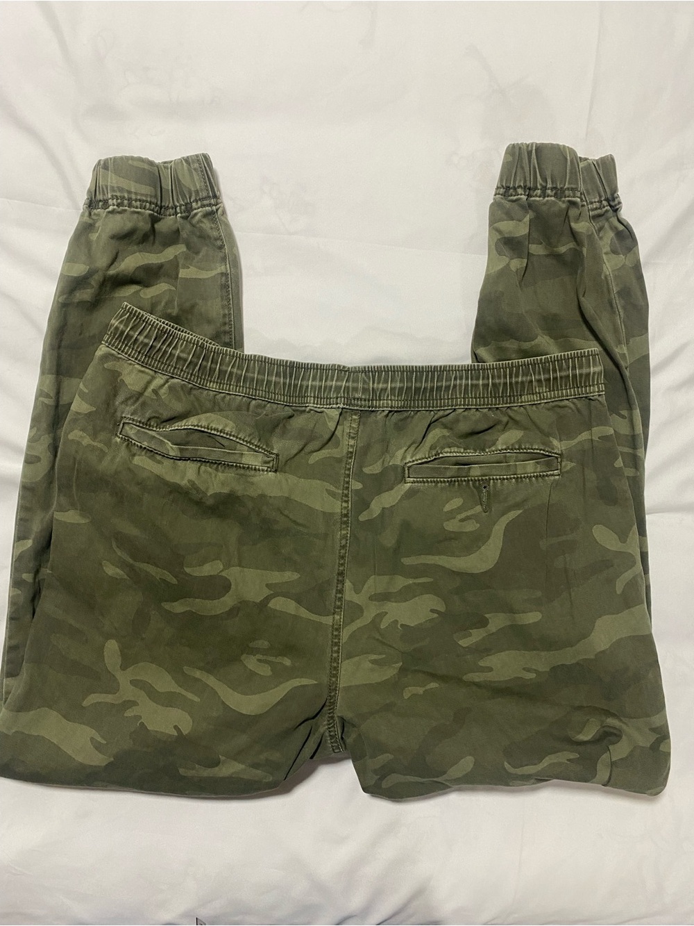 Aeropostale Men's Camo Jogger pants - Olive Green - Picture 9 of 13